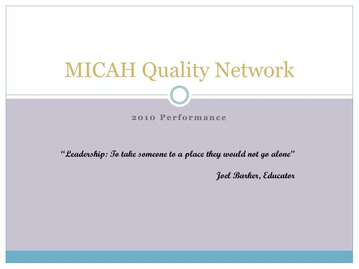 micah quality network