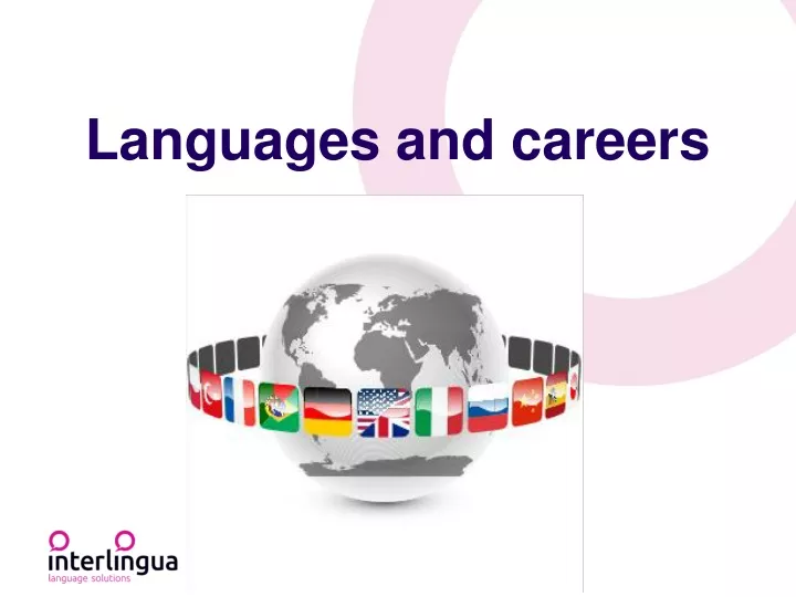 languages and careers