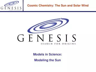 Models in Science: Modeling the Sun