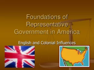 Foundations of Representative Government in America