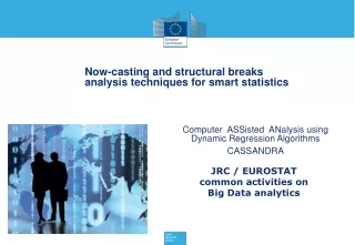 JRC / EUROSTAT  common activities on  Big Data analytics