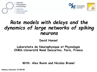Rate models with delays and the dynamics of large networks of spiking neurons