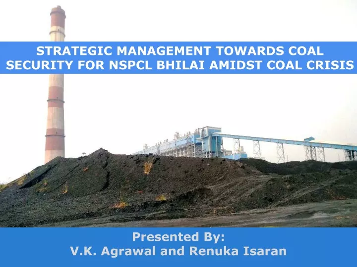 strategic management towards coal security
