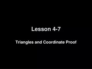 Lesson 4-7