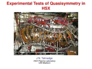 Experimental Tests of Quasisymmetry in HSX
