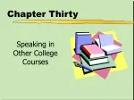 Effective Presentations in College Courses - slide 1