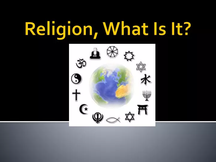 religion what is it