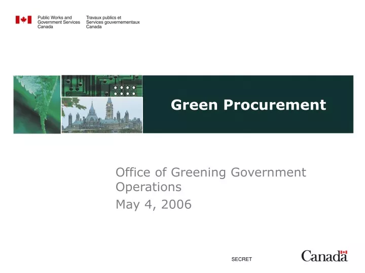 green procurement