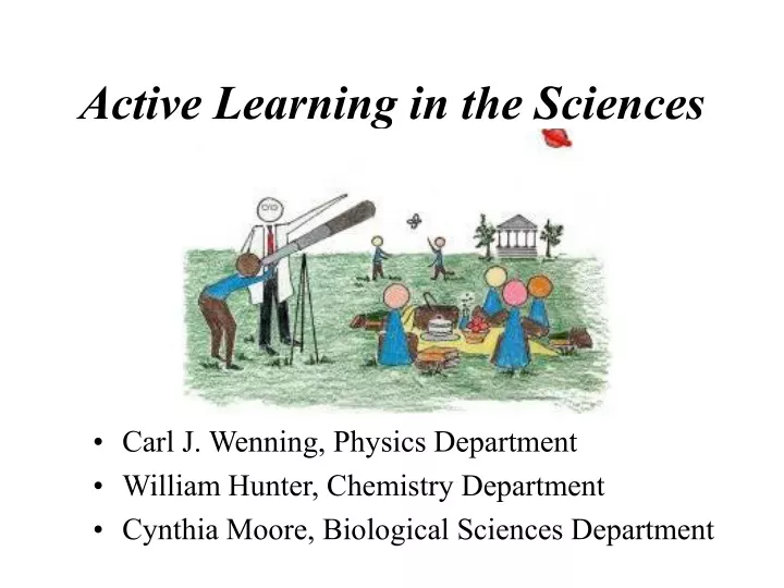 active learning in the sciences