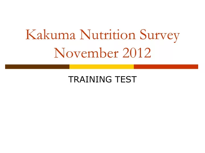 kakuma nutrition survey november 2012