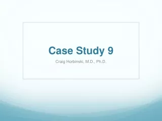 Case Study 9