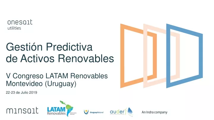 gesti n predictiva de activos renovables v congreso latam renovables montevideo uruguay
