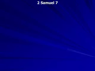 2 Samuel 7