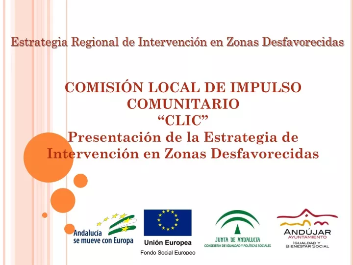 estrategia regional de intervenci n en zonas