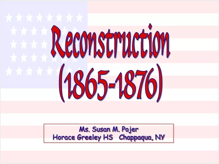 reconstruction 1865 1876