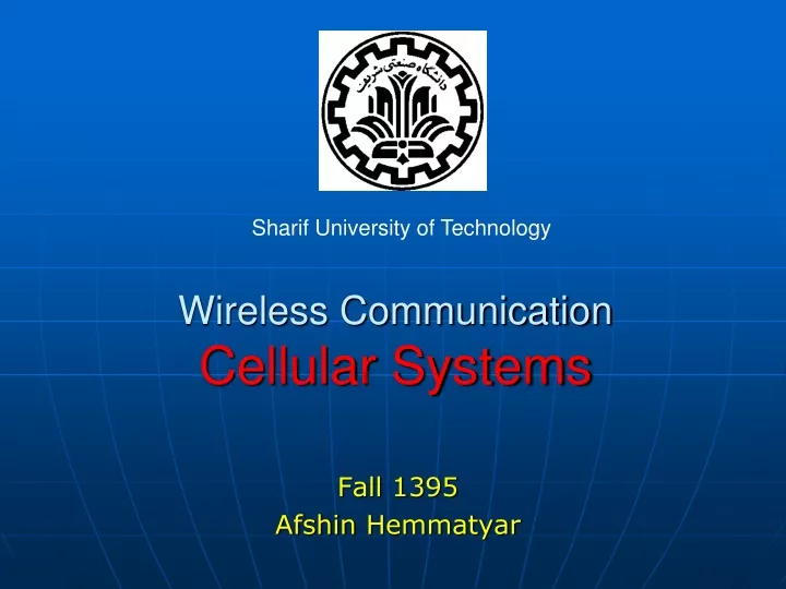 wireless communication cellular systems