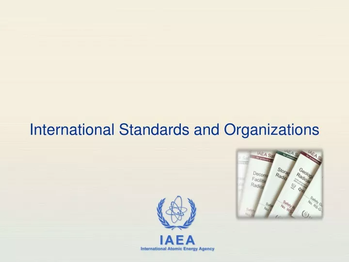 international standards and organizations