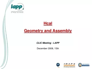 Hcal Geometry  and Assembly