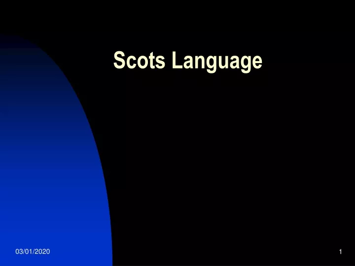 scots language