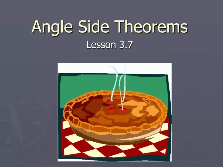 angle side theorems