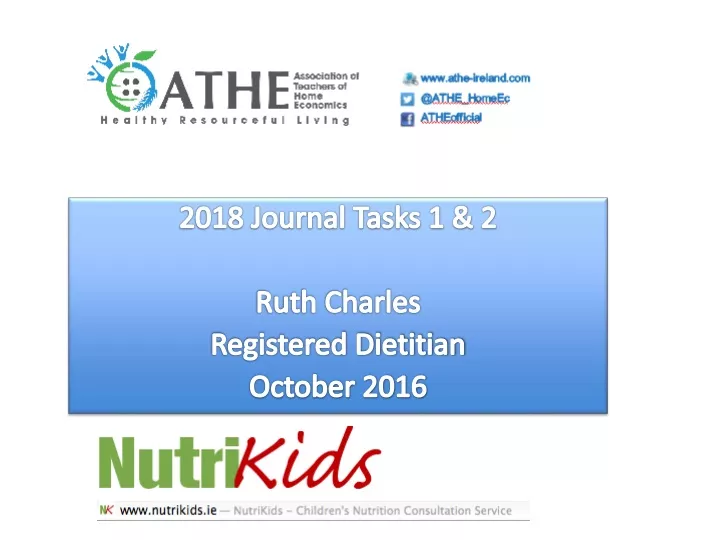2018 journal tasks 1 2 ruth charles registered dietitian october 2016