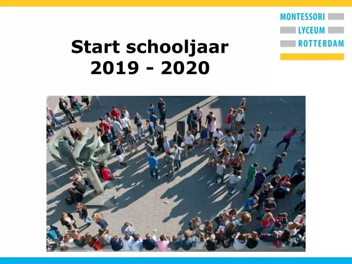 start schooljaar 2019 2020
