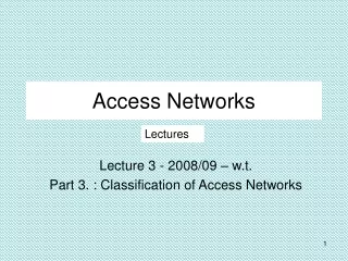 Access Networks