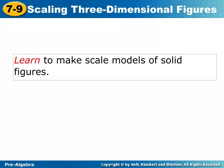 learn to make scale models of solid figures