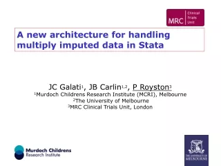 A new architecture for handling multiply imputed data in Stata
