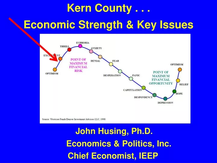 john husing ph d economics politics inc chief economist ieep