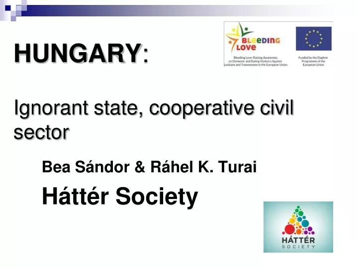hungary ignorant state cooperative civil sector