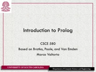Introduction to Prolog