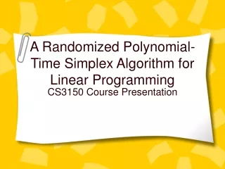 A Randomized Polynomial-Time Simplex Algorithm for Linear Programming