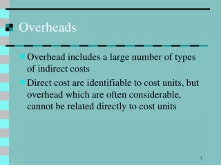 Overheads