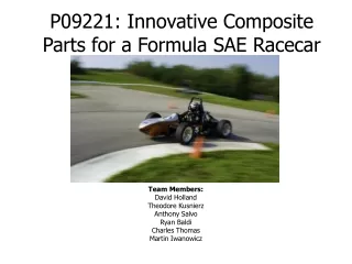 P09221: Innovative Composite Parts for a Formula SAE Racecar