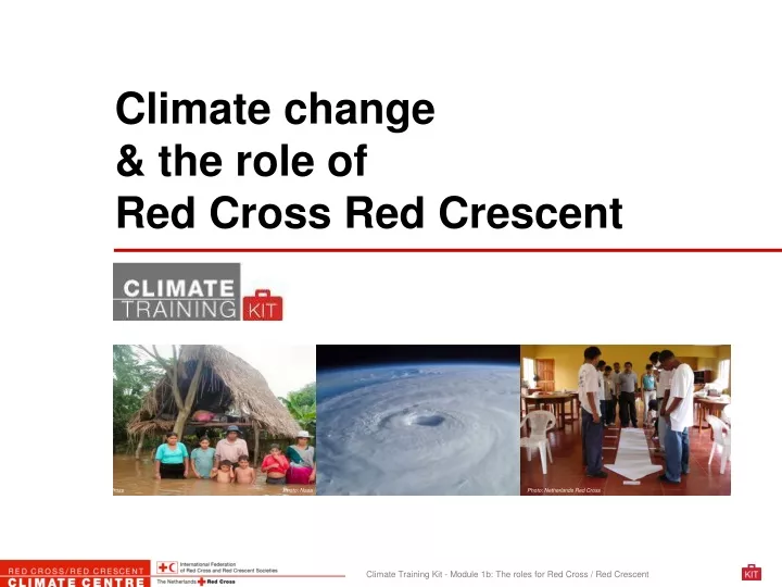 climate change the role of red cross red crescent