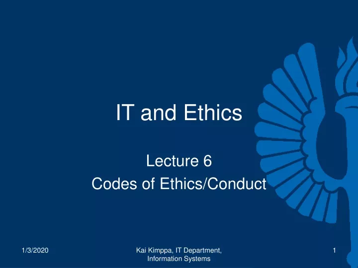 it and ethics