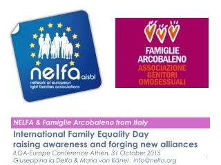 NELFA &amp; Famiglie Arcobaleno from Italy
