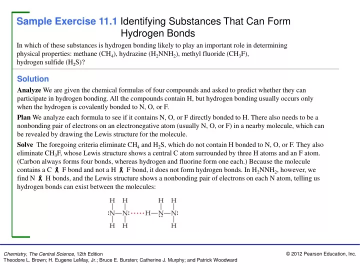 sample exercise 11 1 identifying substances that