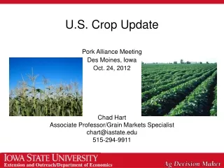 U.S. Crop Update