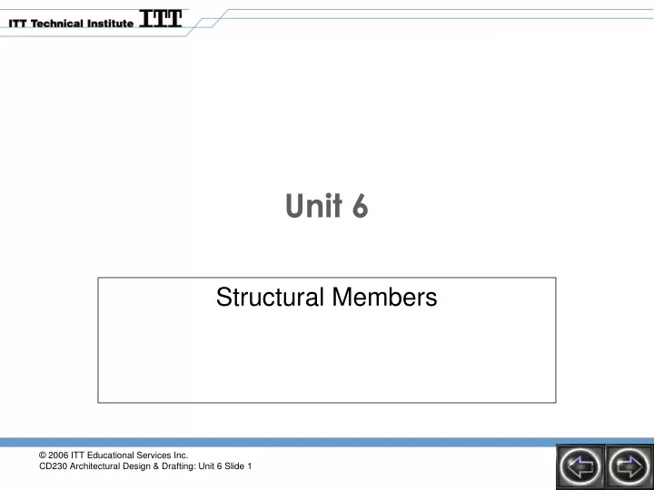 structural members