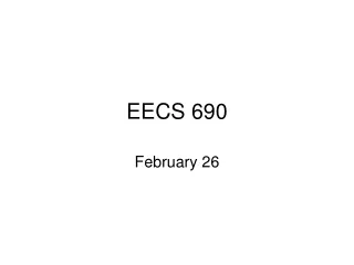 EECS 690
