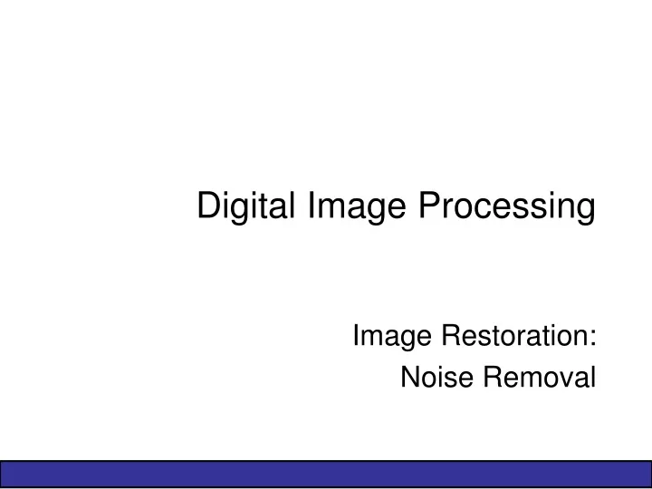 digital image processing