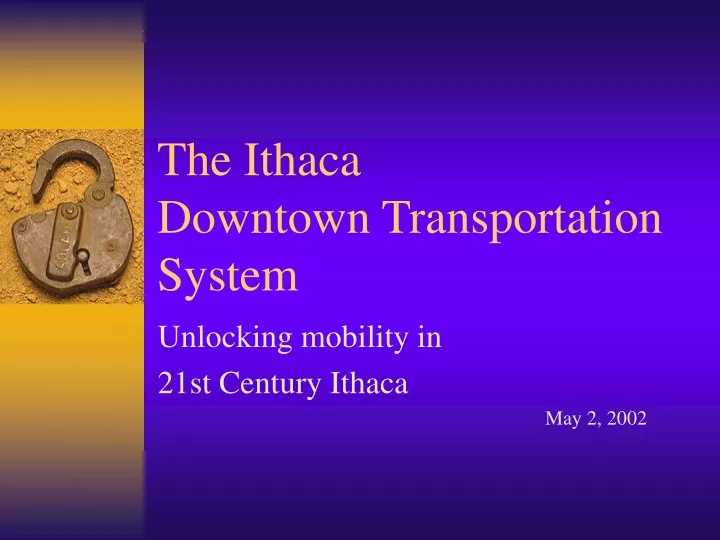 the ithaca downtown transportation system