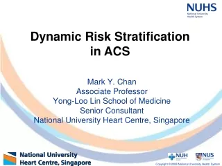 Mark Y. Chan Associate Professor Yong-Loo Lin School of Medicine Senior Consultant