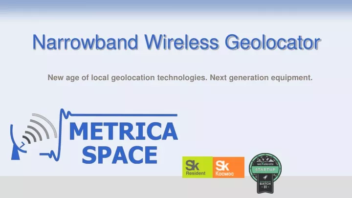 narrowband wireless geolocator
