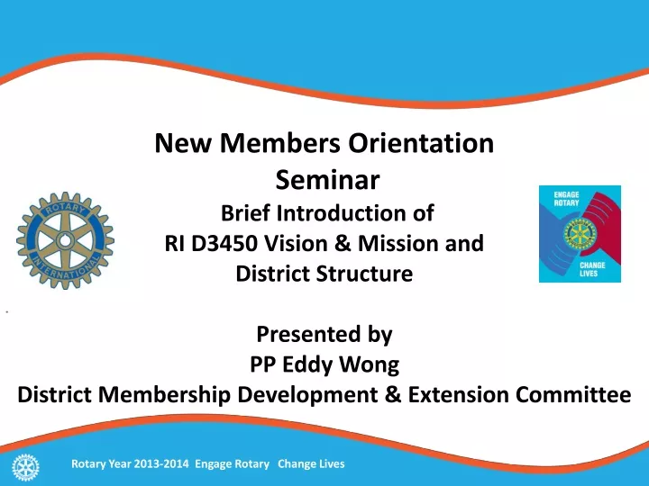 new members orientation seminar brief