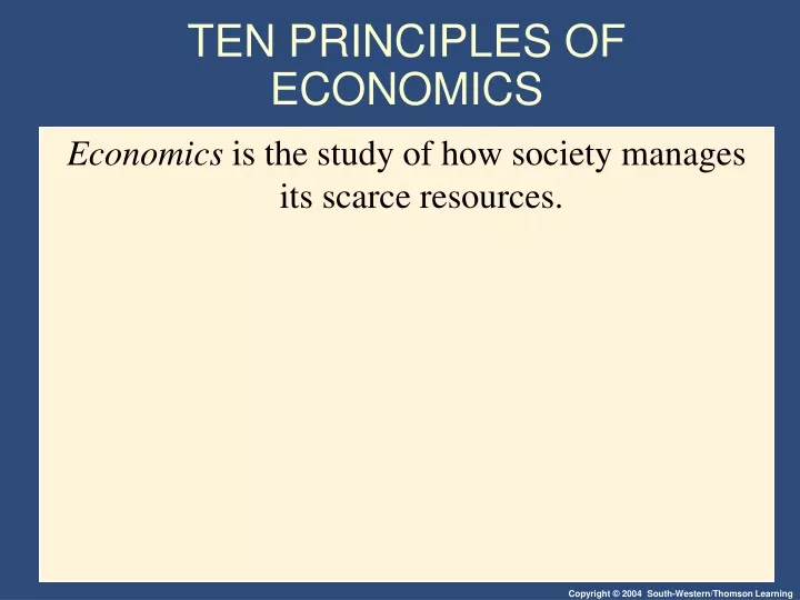 ten principles of economics