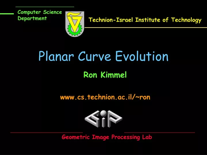 planar curve evolution