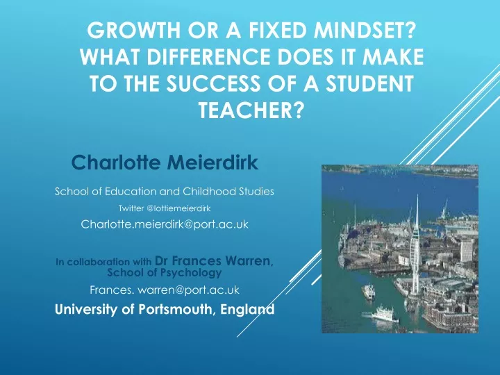 growth or a fixed mindset what difference does it make to the success of a student teacher